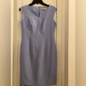 Kasper Sleeveless Light Blue Dress Size 4P